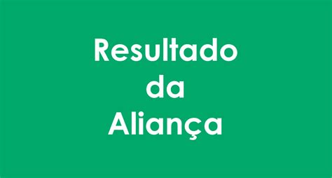 resultados aliança da sorte